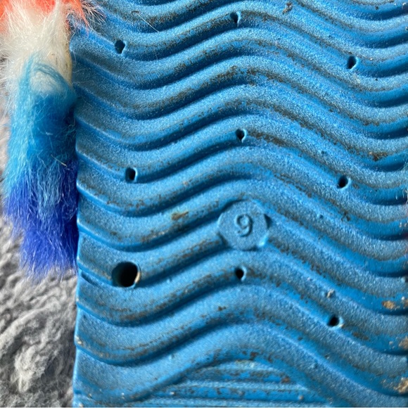 Air Underground Blue Platform sandals, women’s platform sandals, size 9 - Picture 8 of 9